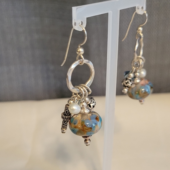 ❤ SILVER VINTAGE EARRINGS - Picture 13 of 14